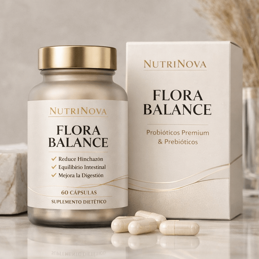 Probiotico para la salud de la microbiota digestiva, suplemento en cápsulas para bienestar intestinal